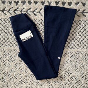 SPLITS59 Raquel High Waist Flare w/ Split Hem XSMALL Indigo NEW WITH TAGS!!!!!